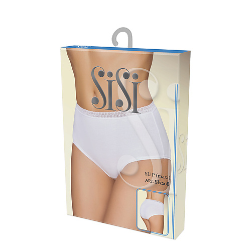SISI Трусы женские Slip (maxi) комплект шприц медиком инъекционный стерил medora 10мл игла 21g 0 8x38мм luer slip х100шт