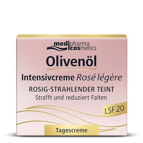 MEDIPHARMA COSMETICS Olivenol крем для лица интенсив Роза дневной легкий LSF 20 50 medipharma cosmetics сыворотка для лица восстановление hyaluron 13