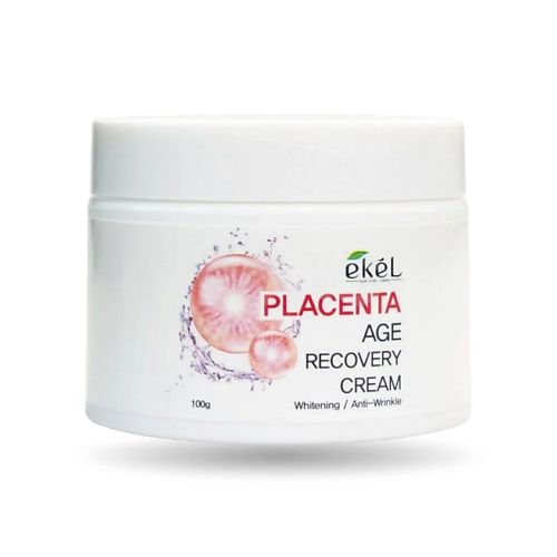 EKEL Крем для лица с Фитоплацентой Age Recovery Cream Placenta 100 ekel крем для лица с экстрактом алоэ age recovery cream aloe 100