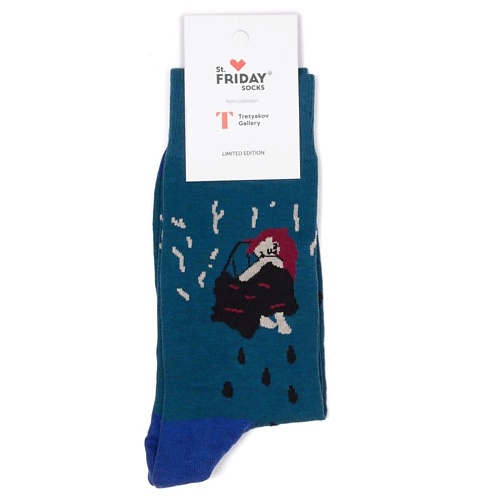 ST.FRIDAY Дизайнерские носки Алёнушка Третьяковская галерея st friday носки с грибочками грибной дождь