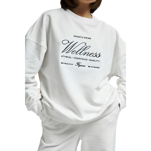 FIGURA Свитшот Wellness платье комбинированной ткани свободного кроя