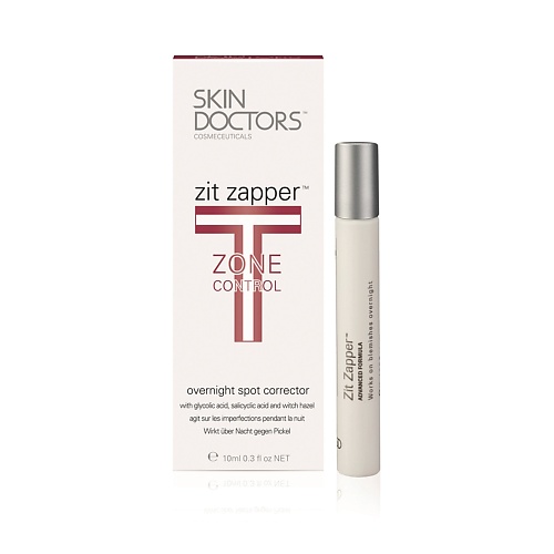SKIN DOCTORS Лосьон-карандаш для проблемной кожи лица от прыщей T-zone Control Zit Zapper 10.0 карандаш для лица dr hauschka чистая кожа маскирующий тон 01 1 шт