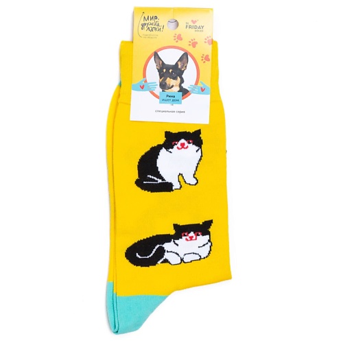 ST.FRIDAY Носки Экзотический кот st friday носки с котом сфинкс