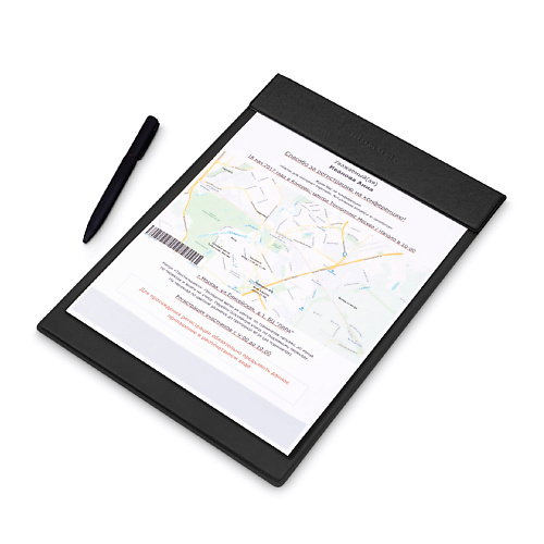 FLEXPOCKET Папка-планшет из экокожи для документов с зажимом магнитом планшет с зажимом малевичъ а3 36х46 см