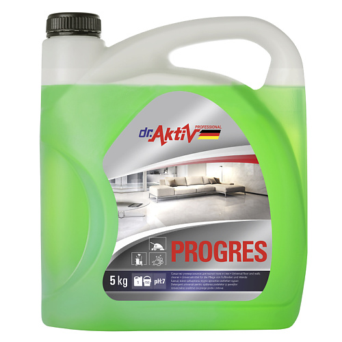 Универсальное чистящее средство DR.AKTIV PROFESSIONAL Универсальное средство для мытья полов и стен PROGRES