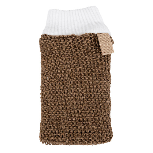BANIKA Натуральная мочалка рукавица из джута для тела мочалка рукавица venusshape песочный 23х14 см