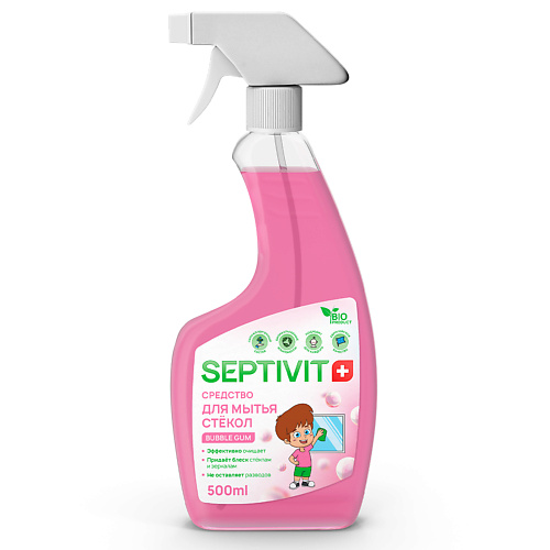 SEPTIVIT Средство для мытья стекол Bubble Gum 500