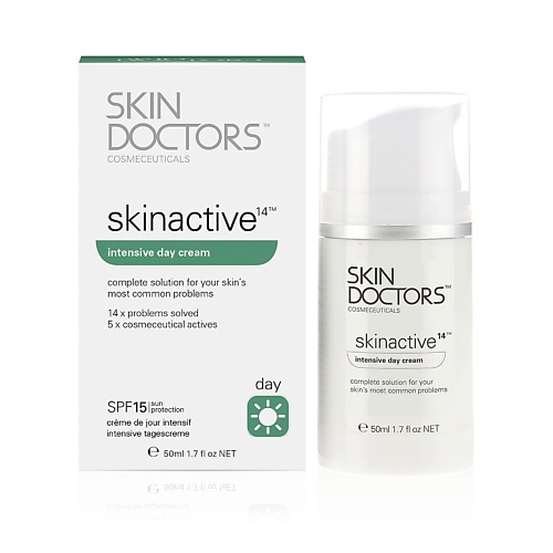 SKIN DOCTORS Крем дневной интенсивный Skinactive14 day cream 50.0 skin doctors instant eyelift сыворотка для глаз против морщин и отеков мгновенного действия 10 мл