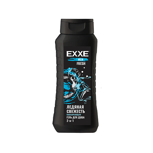 EXXE Гель для душа 2 в 1 Men Fresh Ледяная свежесть 400 exxe men fresh дезодорант спрей ледяная свежесть 48ч 150мл