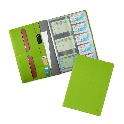 FLEXPOCKET Органайзер для семейных документов из экокожи А4 формата flexpocket семейный туристический органайзер на 4 паспорта
