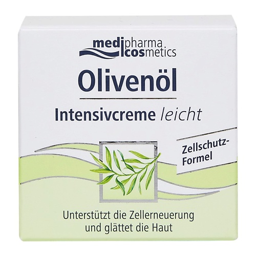 фото Medipharma cosmetics крем для лица интенсив легкий olivenol