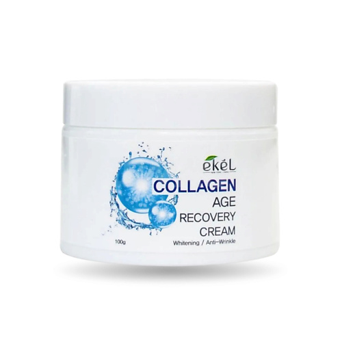 EKEL Крем для лица с Коллагеном Age Recovery Cream Collagen 100.0 детокс скраб ekel для лица с кислотами содой и центеллой для глубокого очищения 120мл