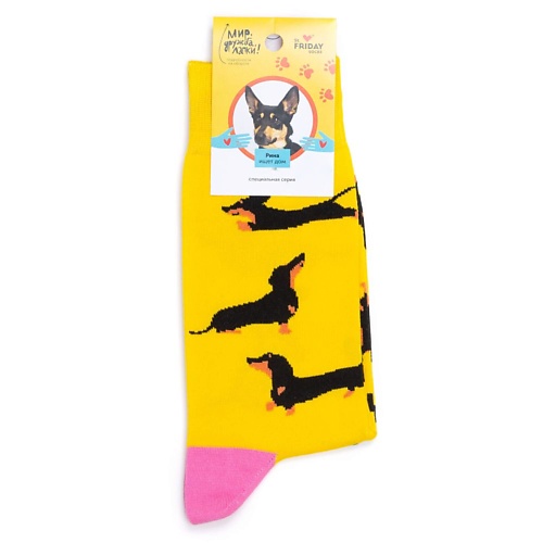 ST.FRIDAY Носки Такса st friday носки с котом мурзик обыкновенный