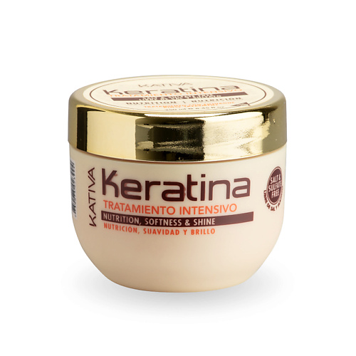 KATIVA Маска с кератином для поврежденных и хрупких волос KERATINA 500 kativa мультифункциональный уход спрей 12 в 1 с кератином 100