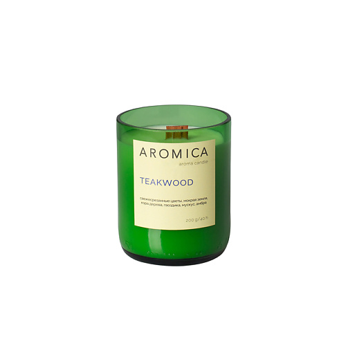 AROMICA Свеча ароматическая Тиковое дерево