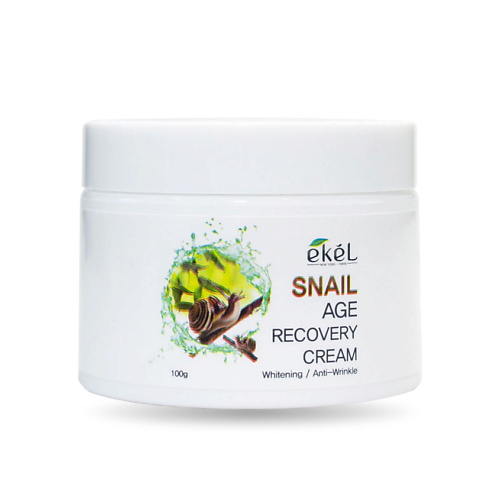 EKEL Крем для лица с Муцином улитки Age Recovery Cream Snail 100.0 пилинг гель для лица ekel acai berry 100 мл