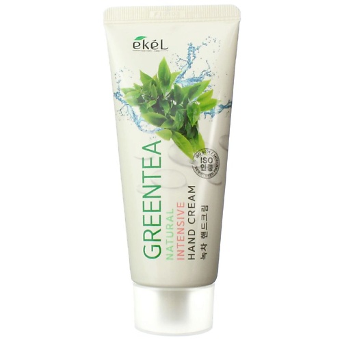 EKEL Крем для рук увлажняющий с Зеленым чаем Natural Intensive Hand Cream Green Tea 100 ekel маска для лица успокаивающая с алоэ ultra hydrating 25