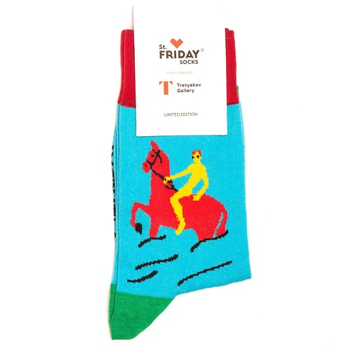 ST.FRIDAY Носки Купание красного коня St.Friday Socks x Третьяковская Галерея st friday носки с грибочками грибной дождь