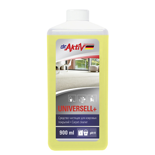 DR.AKTIV PROFESSIONAL Чистящее средство для мебели ковровых покрытий UNIVERSELL PLUS 900.0 чистящее средство универсальное соляная кислота жидкость 1 5 кг