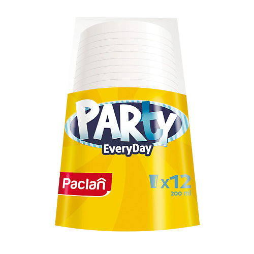 PACLAN Стакан пластиковый Party Every Day шампунь для ежедневного применения cemani every day