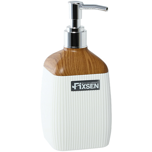 FIXSEN Дозатор для жидкого мыла WHITE WOOD denezo дозатор для моющего средства и мыла с подставкой для губки handy