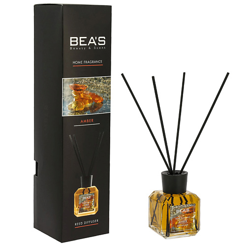 BEAS Диффузор для дома Reed Diffuser Amber 120 beas диффузор для дома reed diffuser jasmine жасмин 120