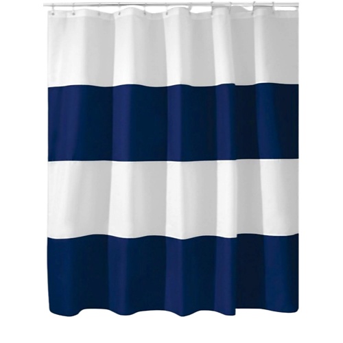 HOME ONE Штора для ванной Stripes Print blue white stripes shower curtain geometric dot colorful fabric bath curtains bathroom decor waterproof bathtub screen with hook