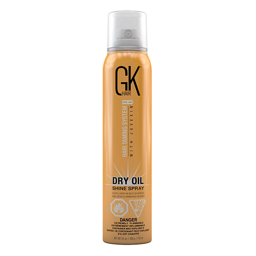 GKHAIR Спрей Для Придания Блеска Dry Oil Shine Spray 115 несмываемый спрей для придания объема волосам volumizing spray