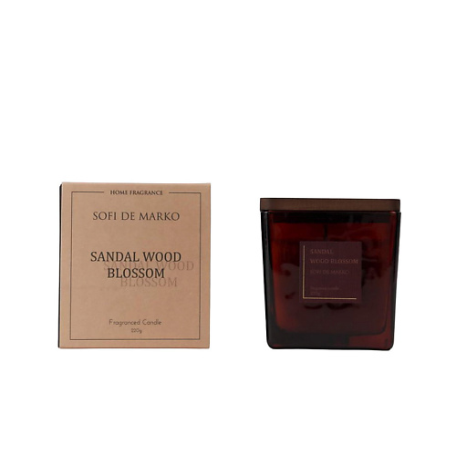 SOFI DE MARKO Свеча Ароматическая Sandalwood Blossom 220 nyashnyash ароматическая свеча мандарин 200