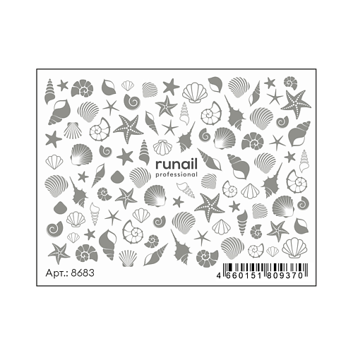 RUNAIL PROFESSIONAL Слайдер-дизайн для ногтей runail professional профессиональная пилка для ногтей тигры 180 240