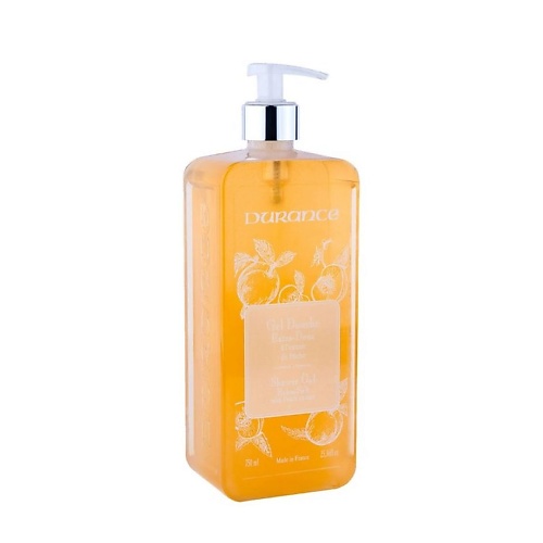 DURANCE Гель для душа с экстрактом Персика Shower Gel Extra Soft with Peach extract 750 durance жидкое мыло с экстрактом оливы liquid marseille soap with olive oil 300