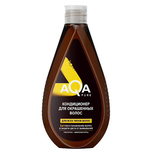 AQA PURE Кондиционер защита цвета с аминокислотами 400 кондиционер для белья pure water горная свежесть 1000 мл