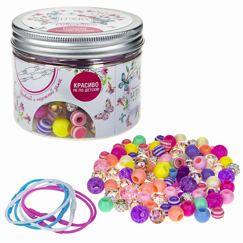 LUKKY Набор для создания браслетов Crystalika набор для создания игрушки из фетра раскраска зайка любовь