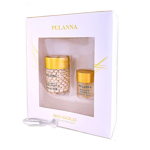PULANNA Подарочный набор для лица c Био-Золотом - Bio-gold Cosmetics Set набор тарелок мелких bernadotte золотой орнамент 25 см 6 шт