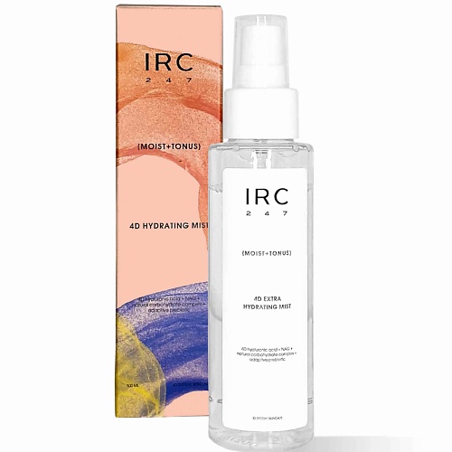 IRC 247 4D экстра увлажняющий мист с гиалуроновой кислотой, NAG и пребиотиками 100.0 revolution pro мист увлажняющий hydra bright dewy face mist