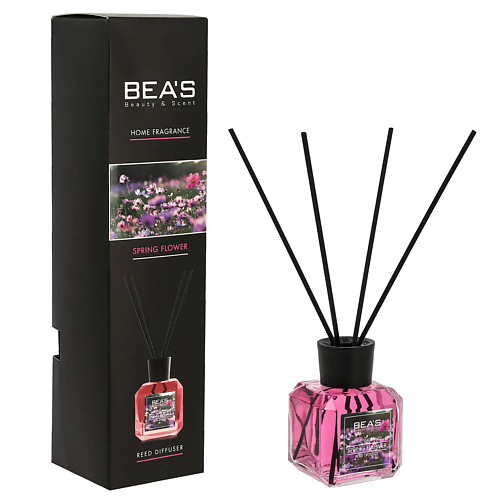 BEAS Диффузор для дома Reed Diffuser Spring Flower- Весенние цветы 120 beas диффузор для дома reed diffuser red night 120