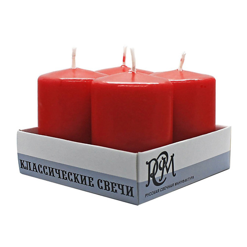 фото Русская свечная мануфактура набор декоративных свечей-столбиков