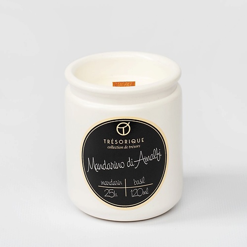 Свеча TRESORIQUE Свеча ароматическая Mandarino di Amalfi мандарин, базилик