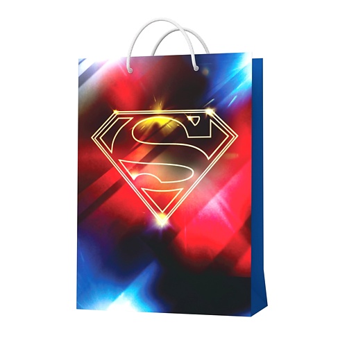 ND PLAY Пакет подарочный большой Superman, пакет подарочный малый nd play сказочный патруль оранжевый