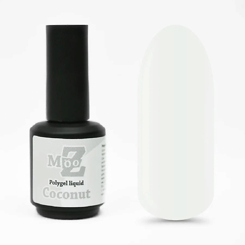 MOOZ Гель для наращивания ногтей Polygel liquid master кисть для наращивания ногтей прямая 4мм white