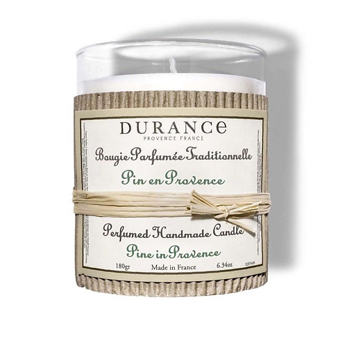DURANCE Ароматическая свеча Сосны Прованса Pine in Provence 180 durance рефилл мед из прованса honey from provence 250