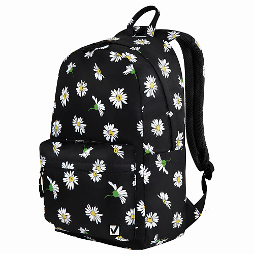 BRAUBERG Рюкзак с карманом для ноутбука, Camomile рюкзак для переноски с окном для обзора и светоотражающей полосой 32х26х44 см золотистый
