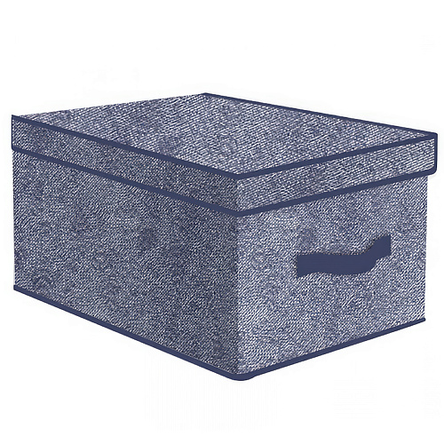 HAUSMANN Коробка для хранения Blue line коробка под торт 2 окна с ручками белая 25 х 25 х15 см