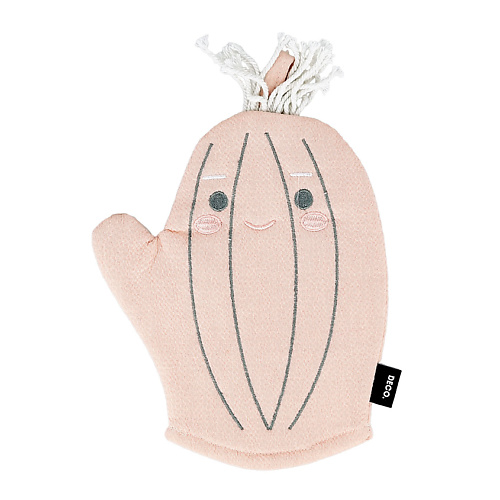 DECO. Мочалка-рукавица для тела кесса funny cactus kallyeas мочалка шар для тела