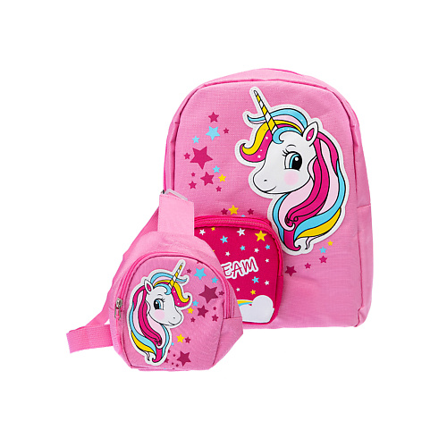 PLAYTODAY Комплект для девочек: рюкзак, сумка UNICORN гофра для унитаза unicorn t350 350 мм