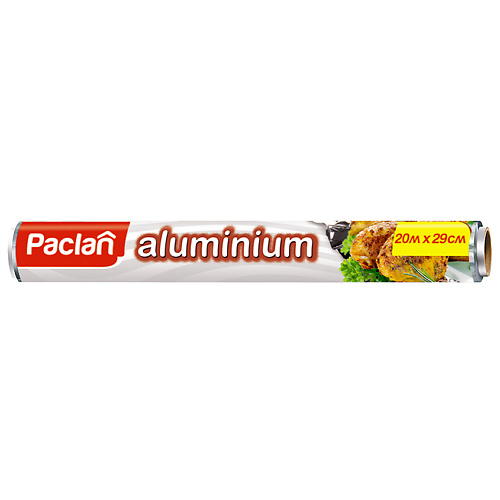 PACLAN Фольга алюминиевая в рулоне 1 алюминиевая фольга paclan 10 м х 29 30 см