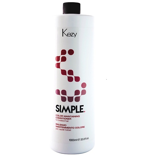 KEZY Бальзам для поддержания цвета окрашенных волос с UV фильтром SIMPLE 1000 бальзам для окрашенных волос