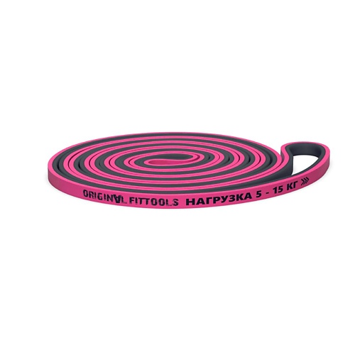 ORIGINAL FITTOOLS Эспандер-петля двуцветный Pink петля гаражная с шаром сибртех d 20 120мм 4 шт
