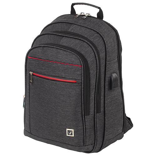 BRAUBERG Рюкзак с отделением для ноутбука USB-порт, Progress brauberg рюкзак с отделением для ноутбука boston