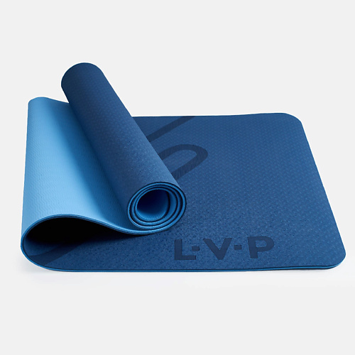 L-V-P Коврик для йоги и фитнеса двухслойный